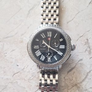 Michele TRUNK SHOW black serein watch